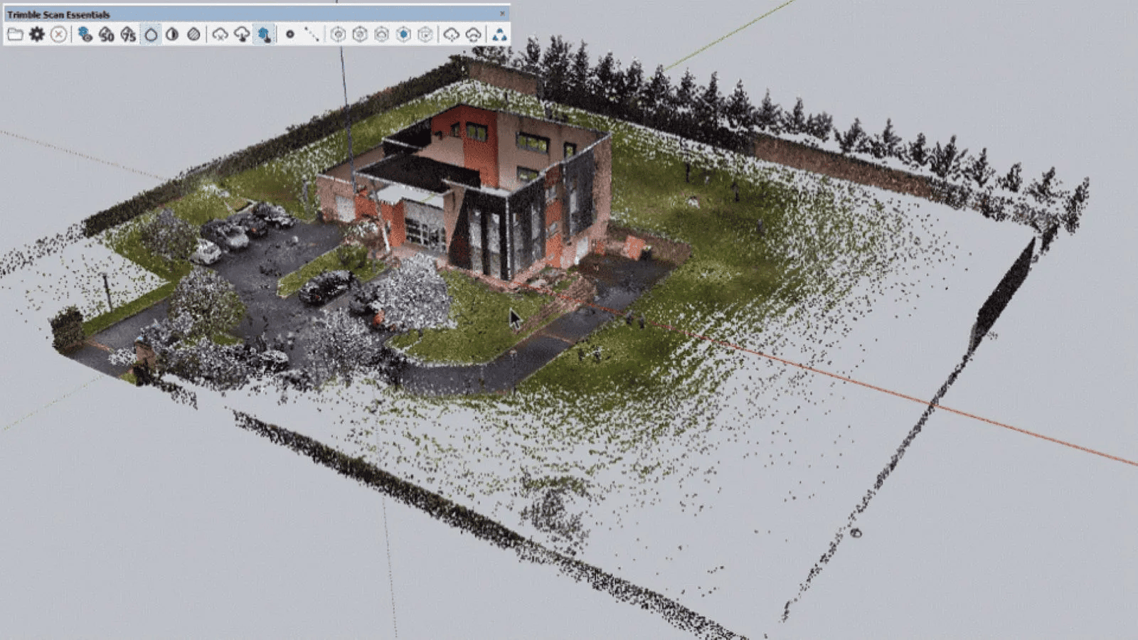 Visualisasi 3D model BIM untuk proyek renovasi gedung perkantoran