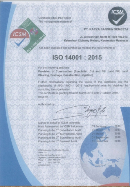 ISO 14001 : 2015