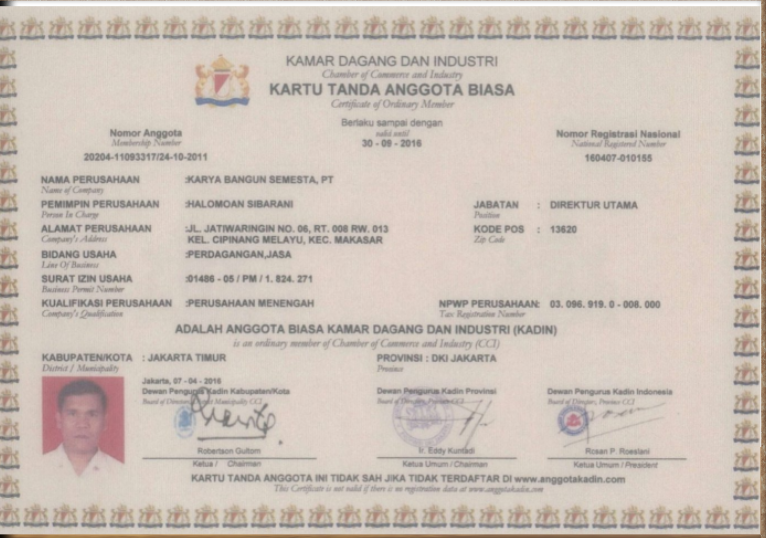 KADIN Perusahaan